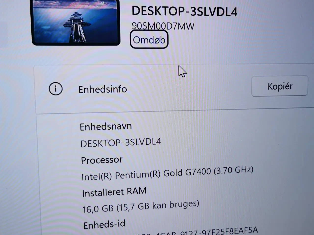 Billede 7 -  IdeaCentre Tower 3 07IAB7   