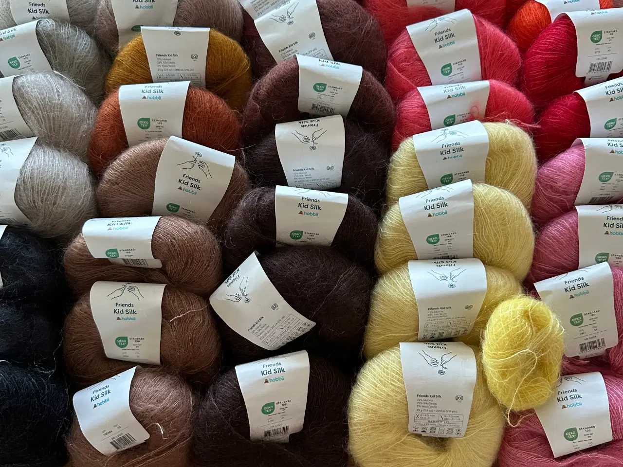 Billede 2 - 90 x kid Silk ( 2250 g. ) . Røgfrit