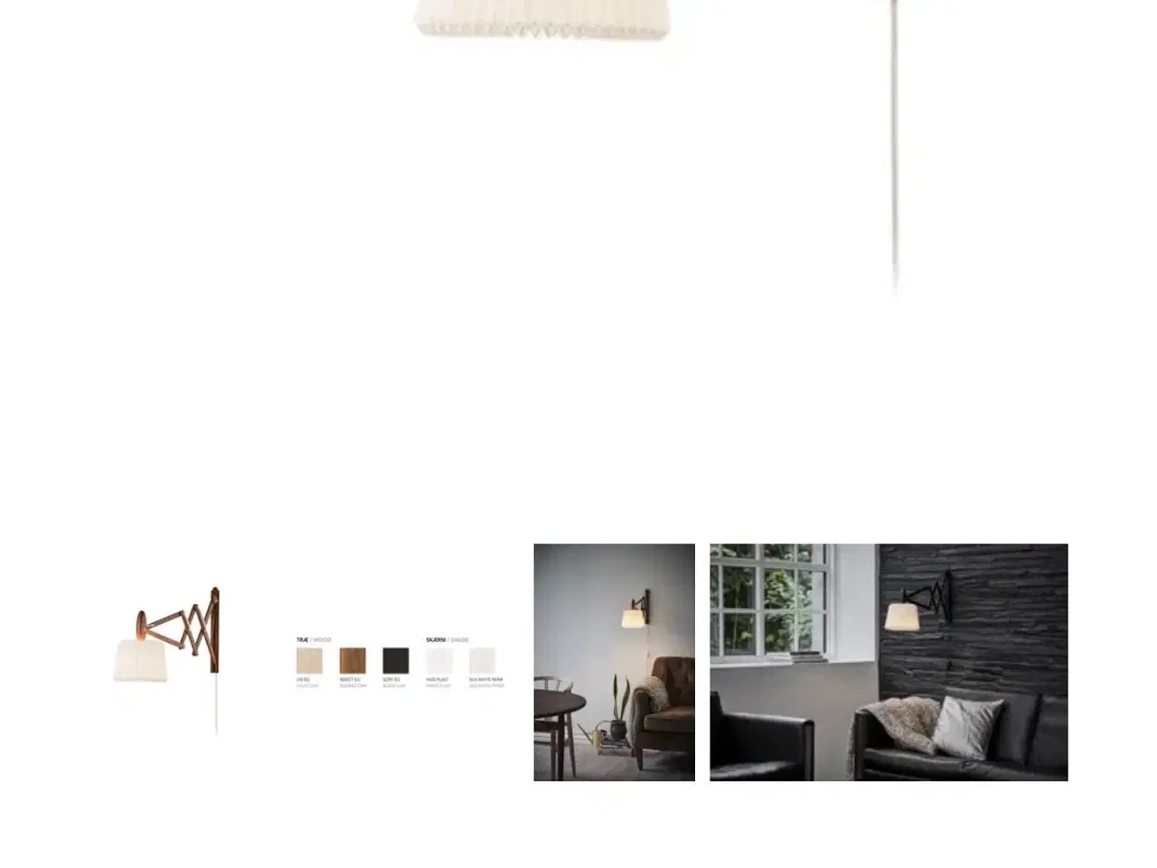 Billede 2 - Le Klint Sakselamper 2 stk nye