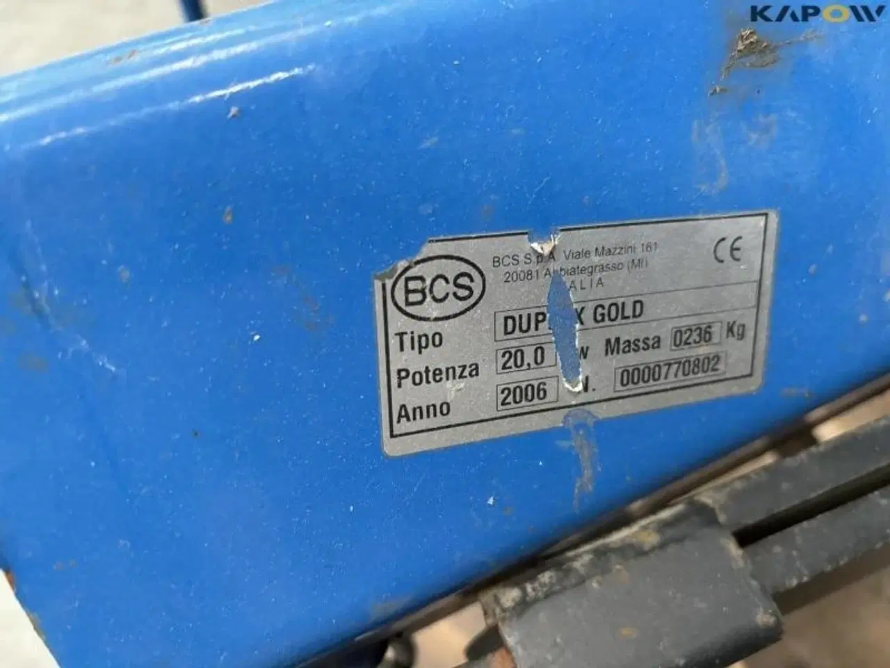 Billede 9 - BCS Duplex Gold