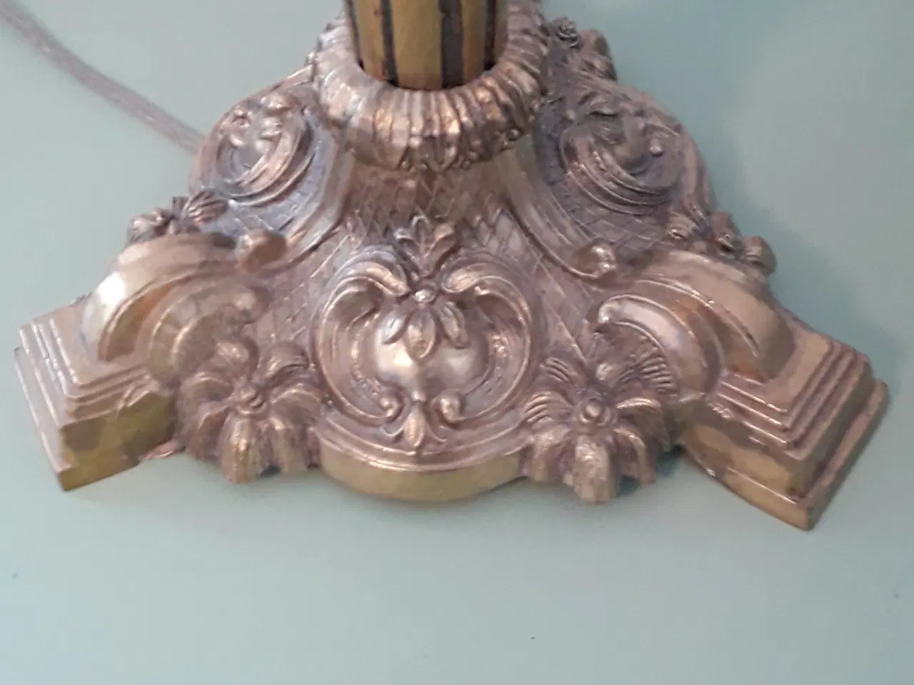 Billede 2 - Messing lamper H.45 cm