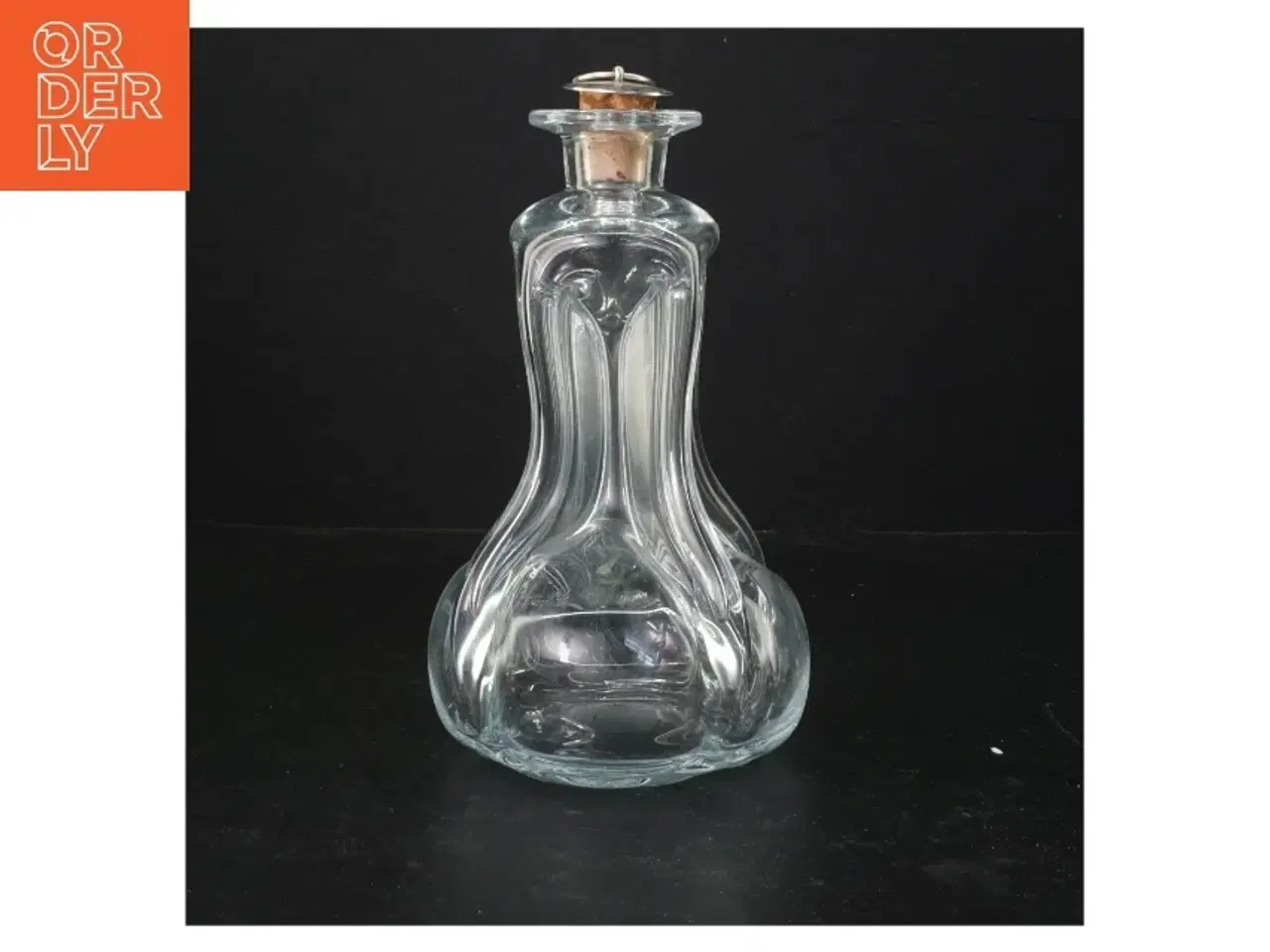 Billede 1 - Glaskaraffel med korkprop (str. 20 cm)