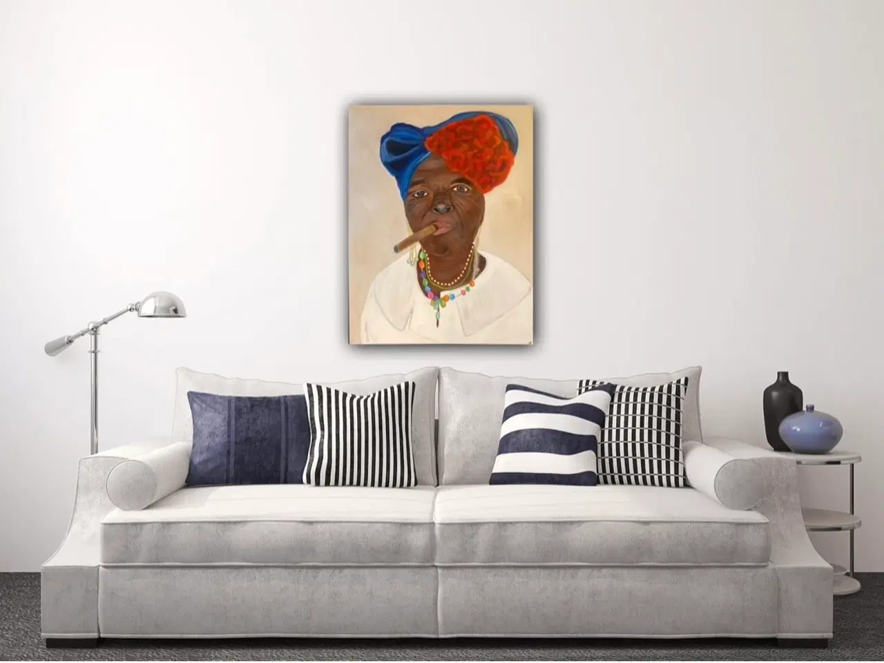 Billede 5 - Maleri Cuba Kvinde