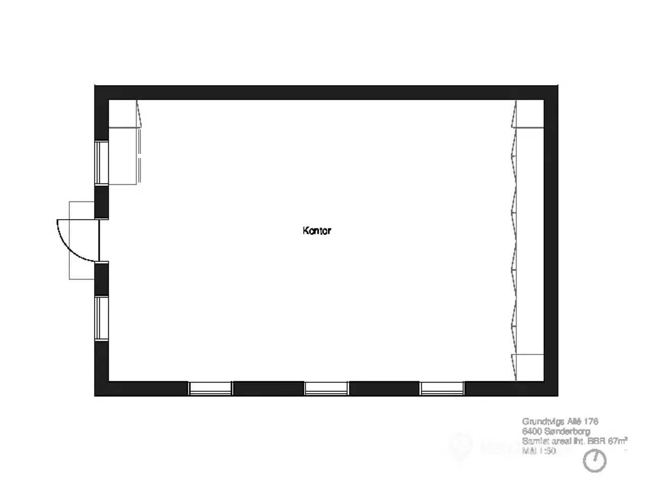 Billede 7 - Centralt og praktisk velbeliggende kontorpavillion.