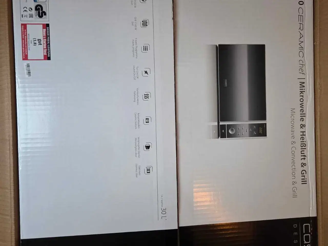 Billede 3 - Kombiovn med varmluftovn, mikroovn og grill