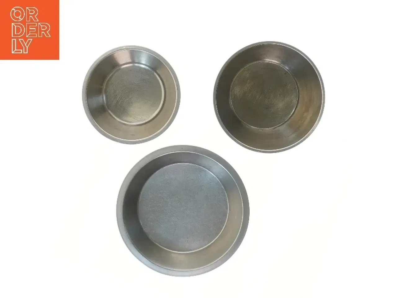 Billede 2 - Sæt af tre rustfri skåle (str. 3 stk Ø 22& 17,5 & 16 cm)