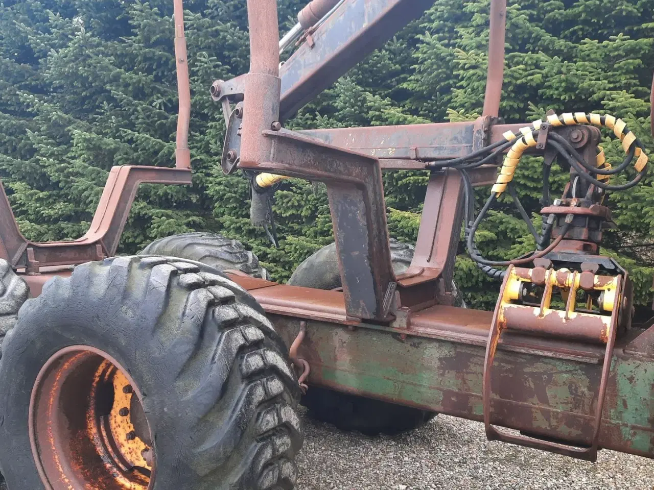 Billede 7 - - - - Skovvogn / med kran og grab / høj kapacitet