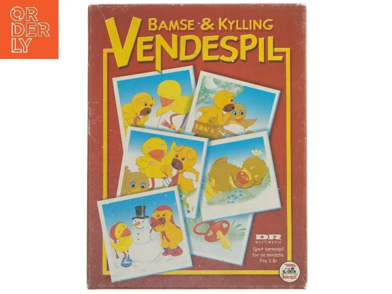 Billede 1 - Bamse & Kylling vendespil fra Danspil (str. 27,5x21 cm)