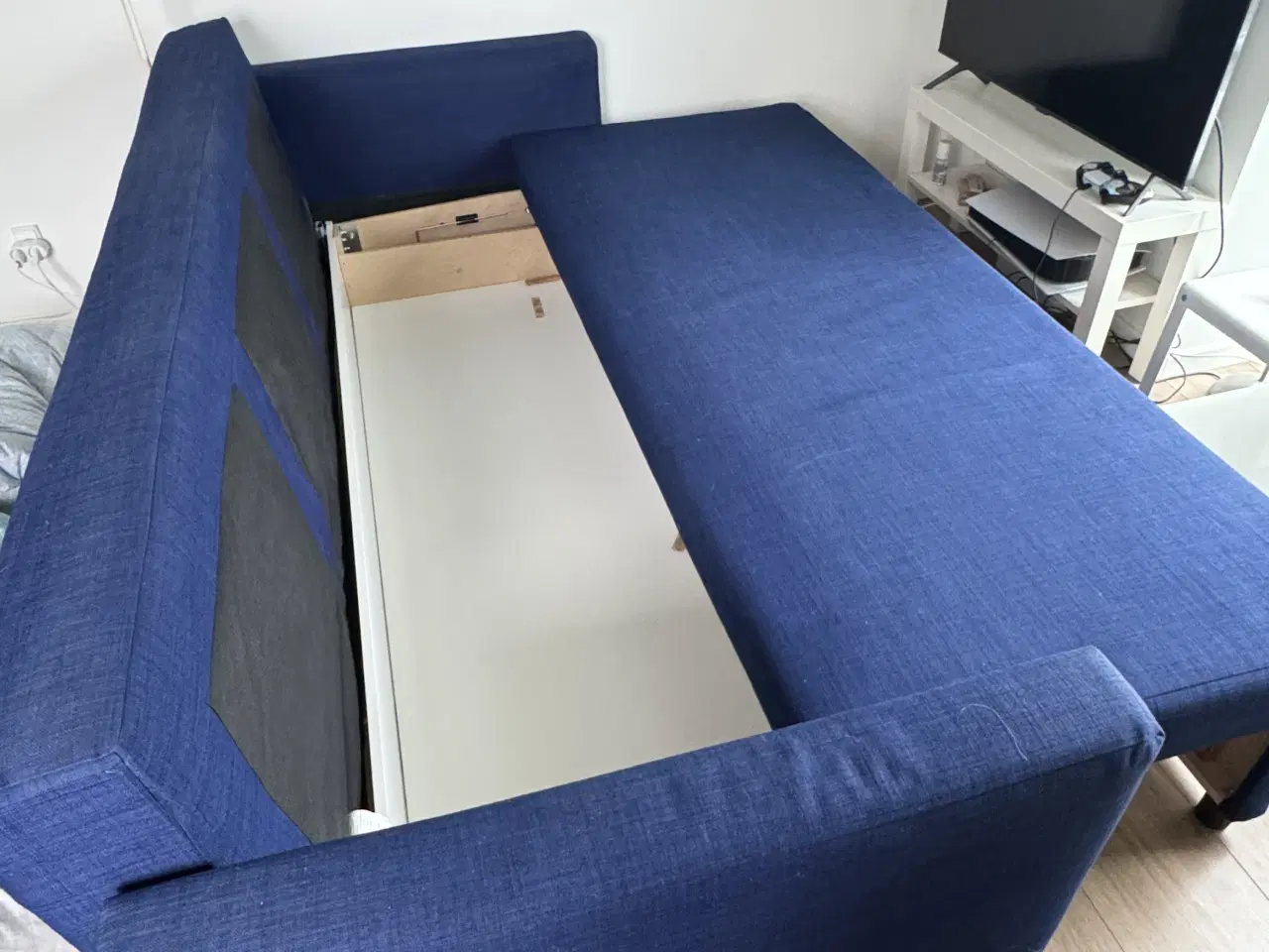 Billede 5 - IKEA FRIHETEN Blå Sovesofa
