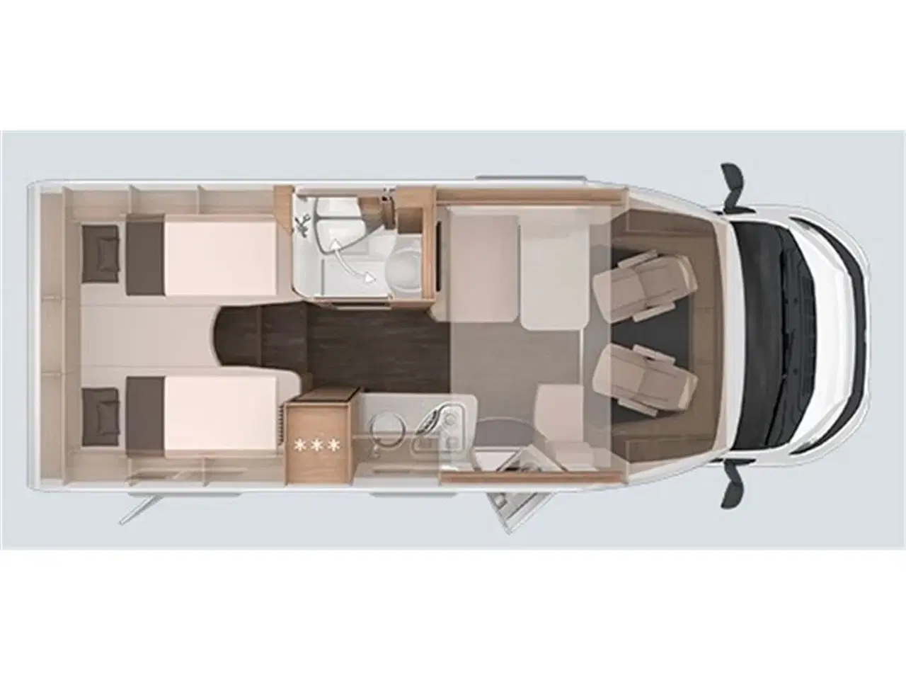 Billede 7 - 2026 - Knaus L!VE TI 650 MEG   NYHED! Knaus LIVE Wave 650 MEG Black Selection 2026 - Kommer snart hos Camping-Specialisten.dk