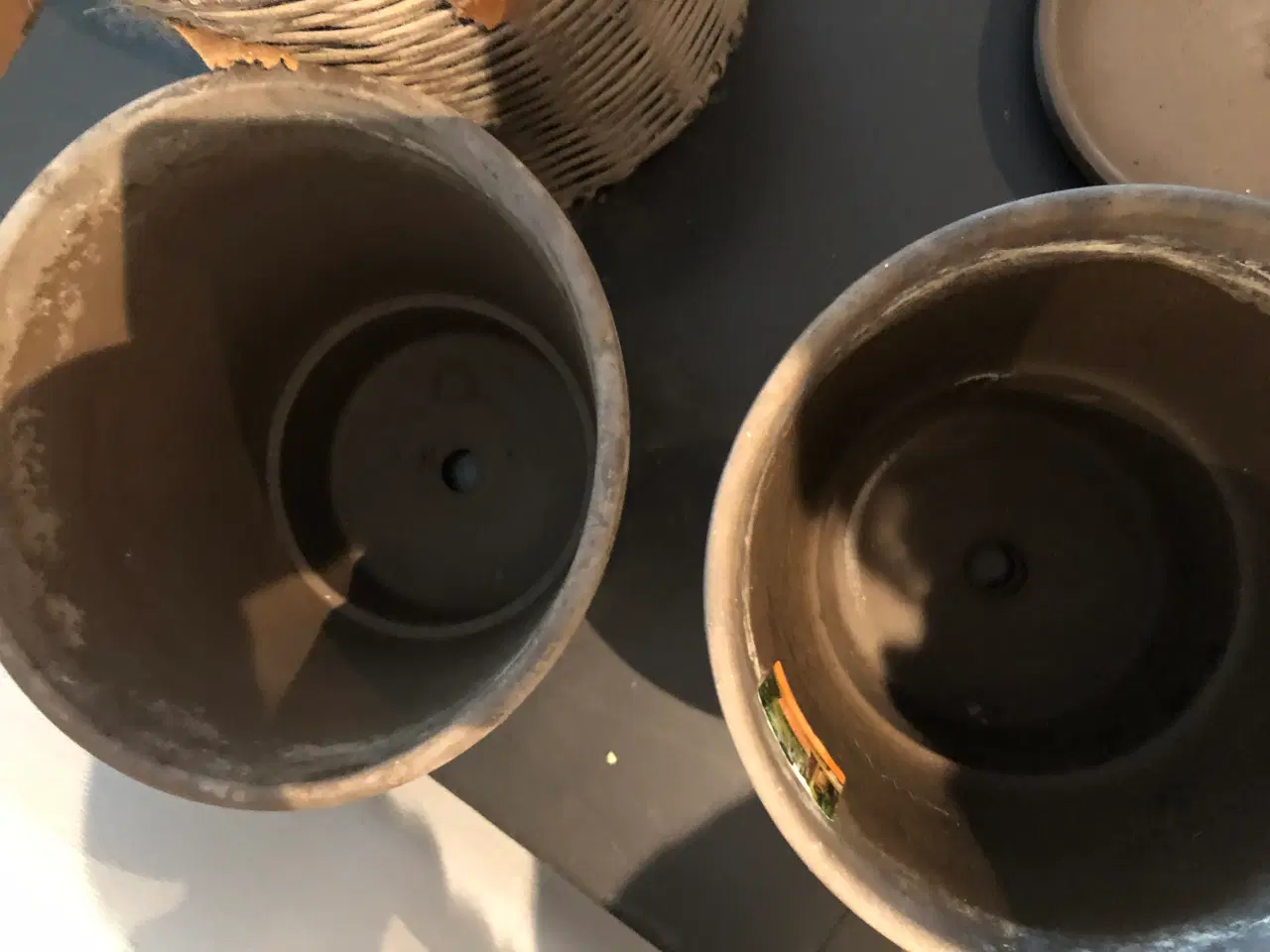 Billede 4 - Urtepotter og underskåle ,kurv 
