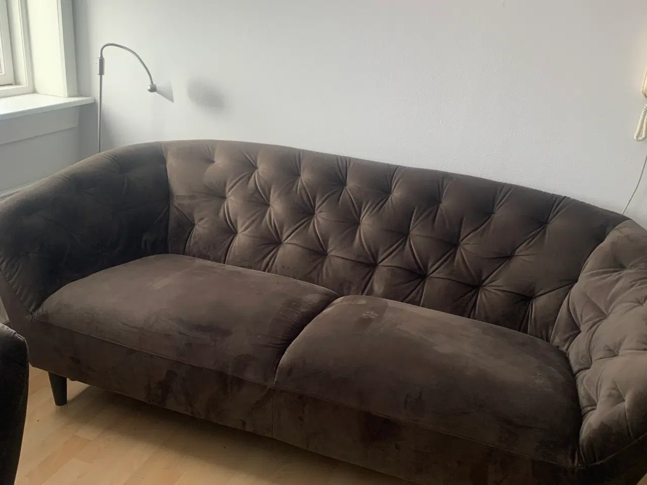 Billede 2 - Velour sofa fra Ilva