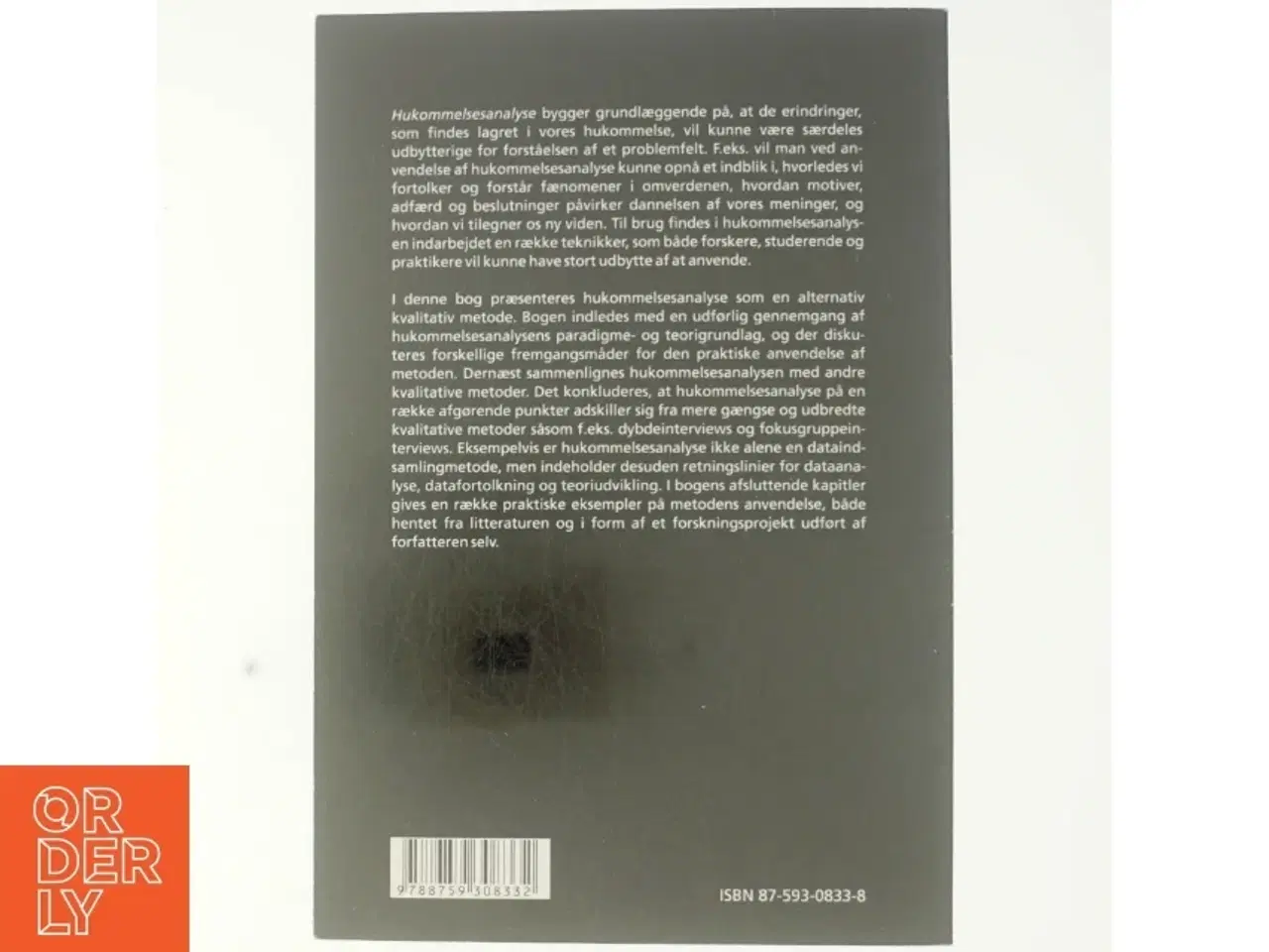 Billede 3 - Hukommelsesanalyse : en alternativ kvalitativ metode af Torben Hansen (f. 1966) (Bog)