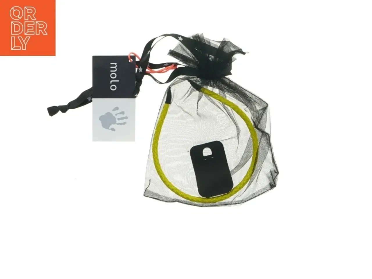 Billede 2 - Gul flettet børnehårbøjle fra Molo