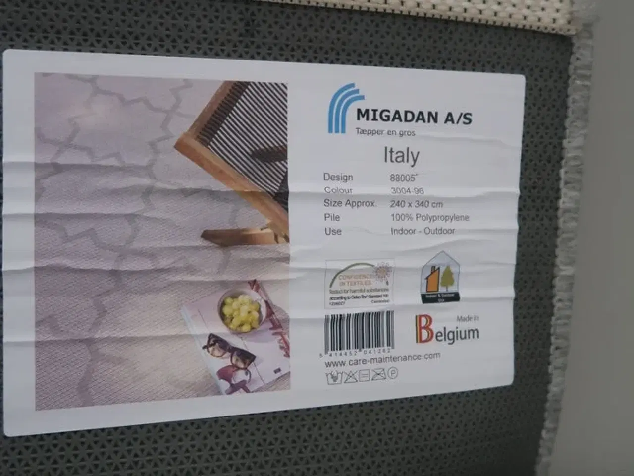 Billede 2 - Gulvtæppe MIGADAN ITALY 88005 3004-96
