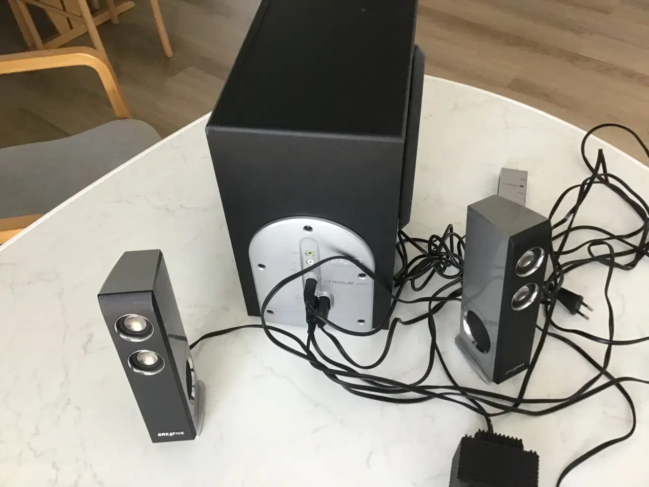 Billede 4 - Højtaler bas + 2 højtaler creative