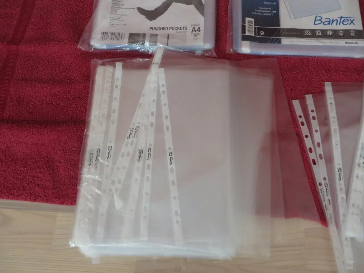 Billede 6 - Plastlommer, Lyreco, med huller, A4, 50 µm, pakke 