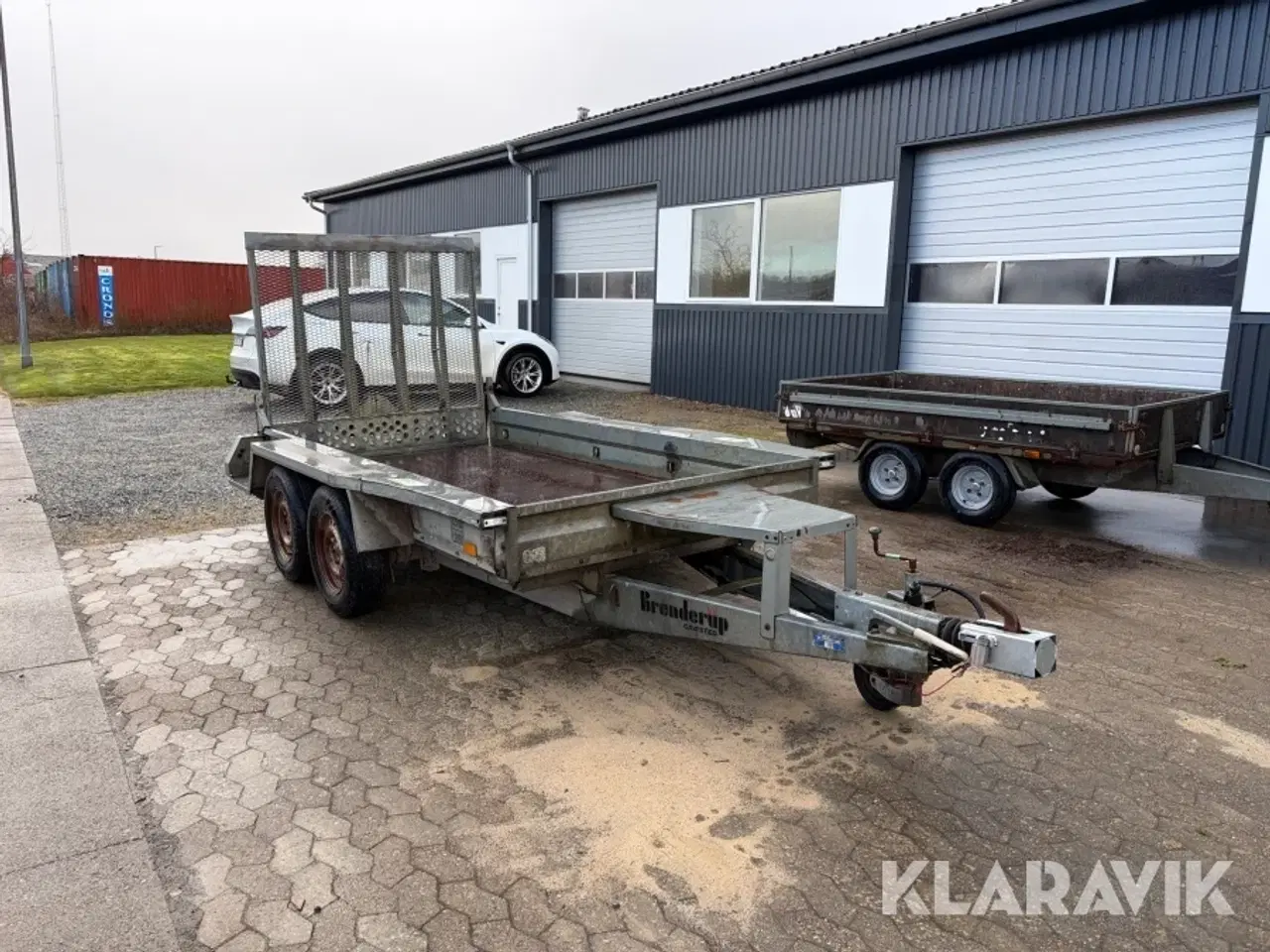 Billede 7 - Maskinetrailer Branderup Mt 3080 - 2 akslet - 2700kg