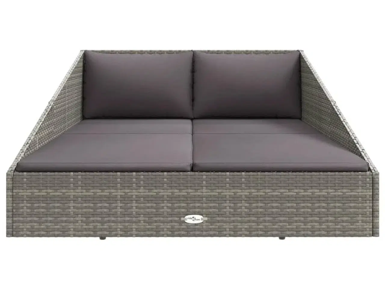 Billede 7 - Solseng 110x200 cm polyrattan grå