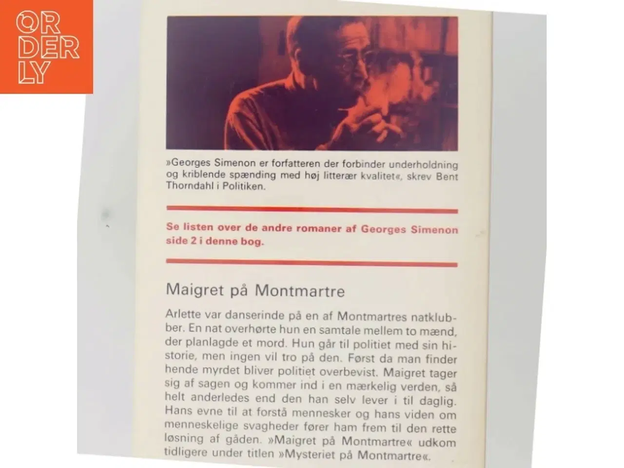 Billede 3 - Maigret på Montmartre af Georges Simenon (Bog)