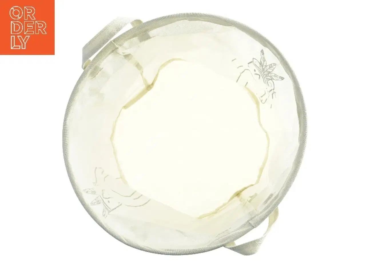 Billede 2 - Fast opbevaringspose til fx legetøj (str. Ø 38. h 38. cm)