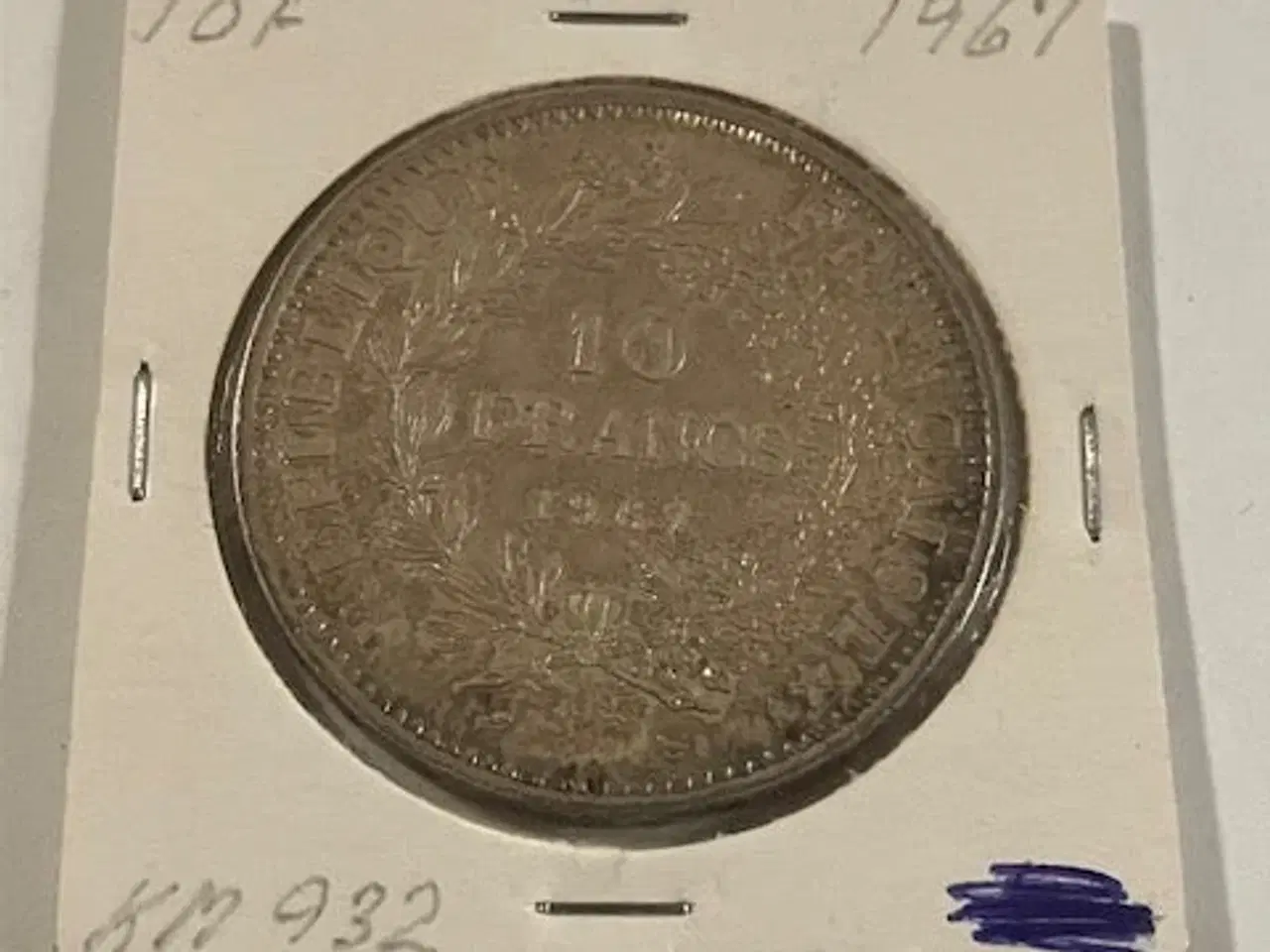 Billede 1 - 10 Francs 1967 Frankrig