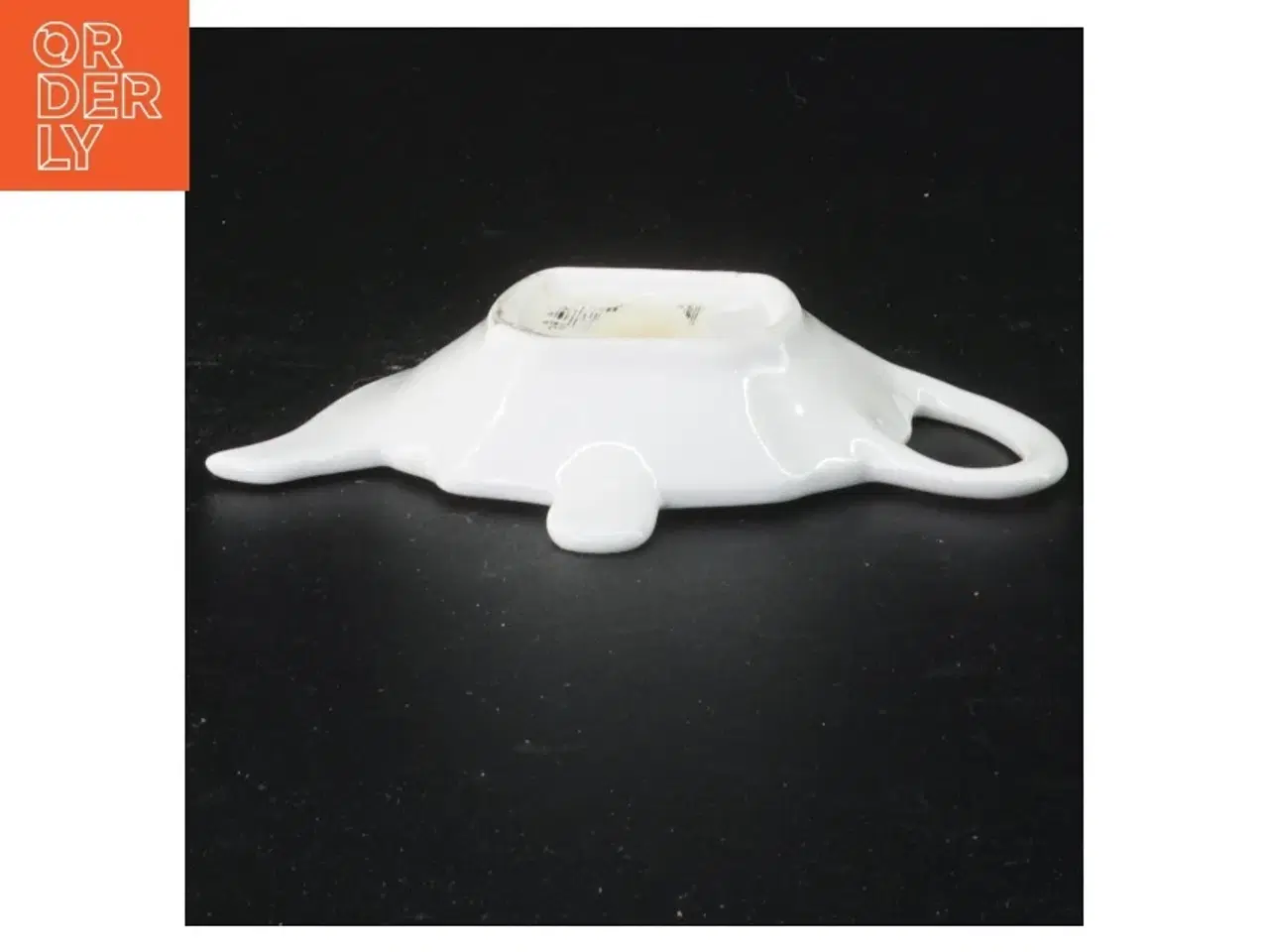 Billede 3 - Sort tepose tallerken (str. 12 x 9 cm)