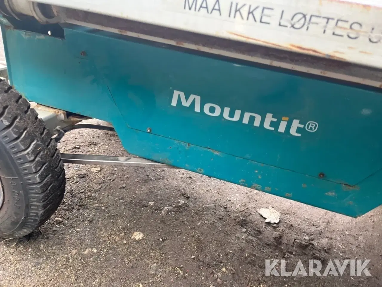 Billede 6 - Transport vogn Mountit Transittrolley med løfte funktion