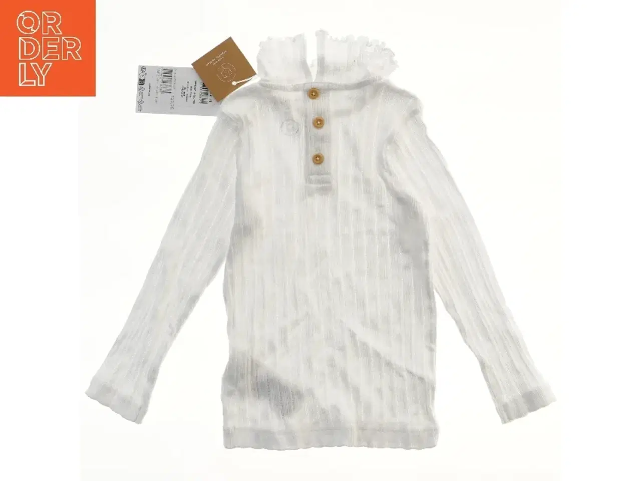 Billede 2 - Langærmet bluse med knapper fra Name It (str. 104)