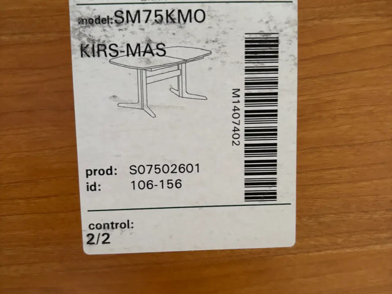 Billede 3 - Skovby spisebord m. 6 stole