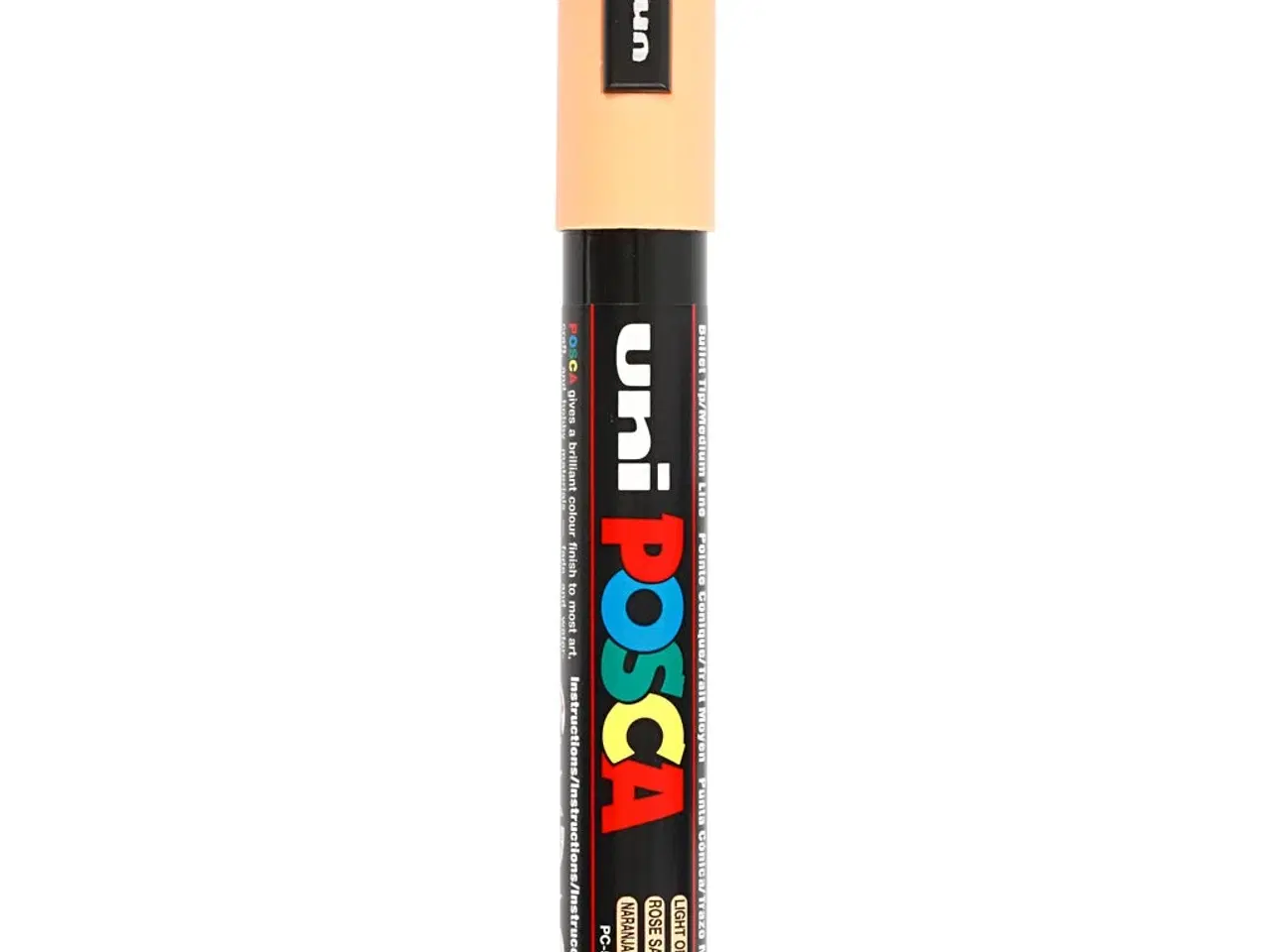 Billede 1 - Posca Tusch PC-5M, 2,5 mm, Pale Orange, 1 stk.
