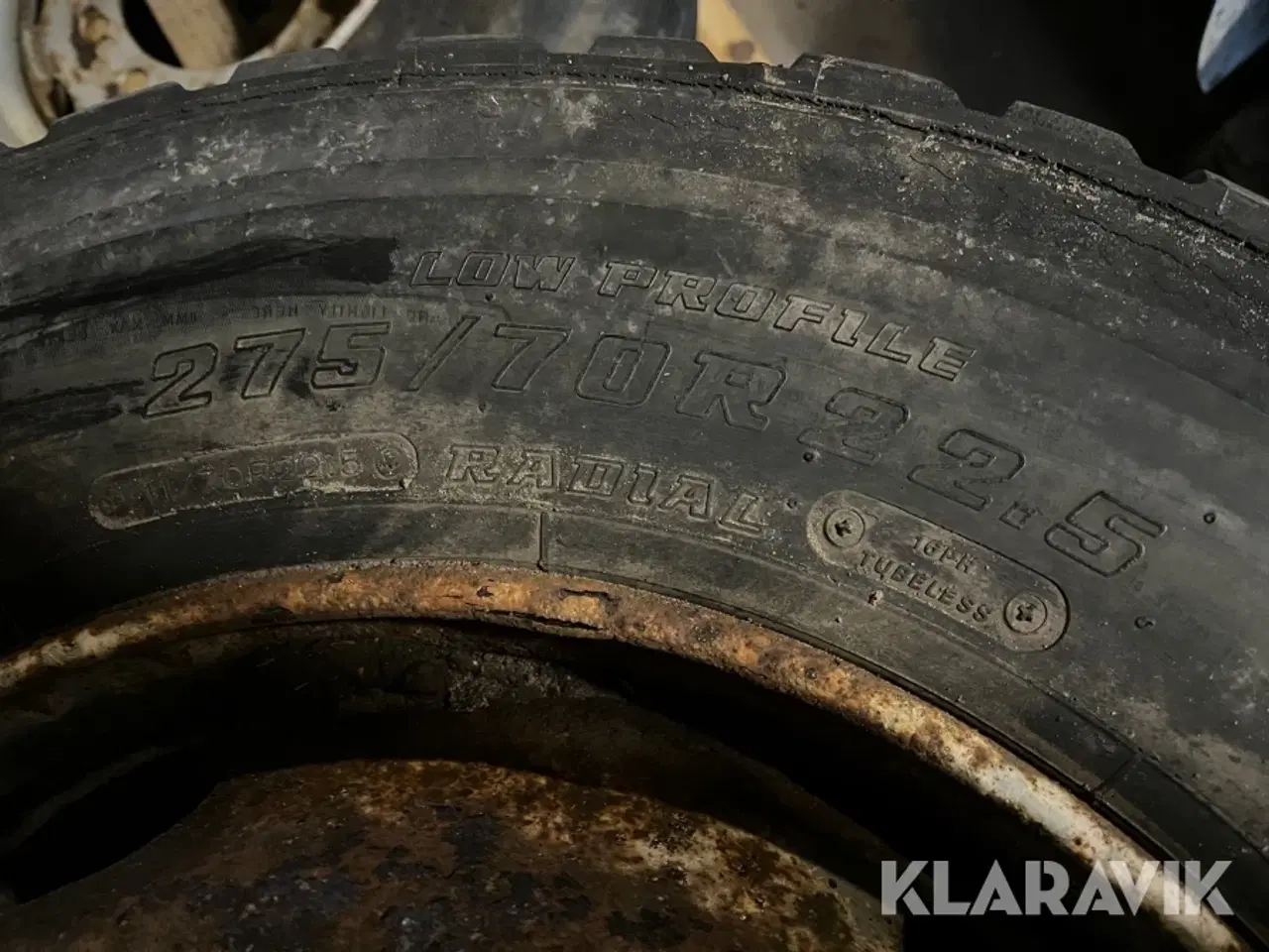 Billede 6 - Dæk med fælg 275/70R22.5 3 styk