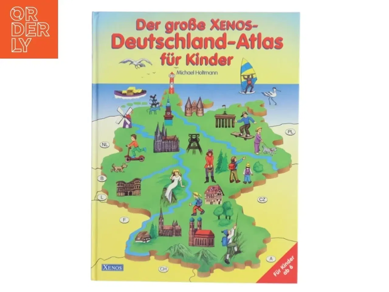 Billede 1 - Der gro&#223;e Xenos-Deutschland-Atlas für Kinder af Michael Holtmann (Bog) fra Xenos