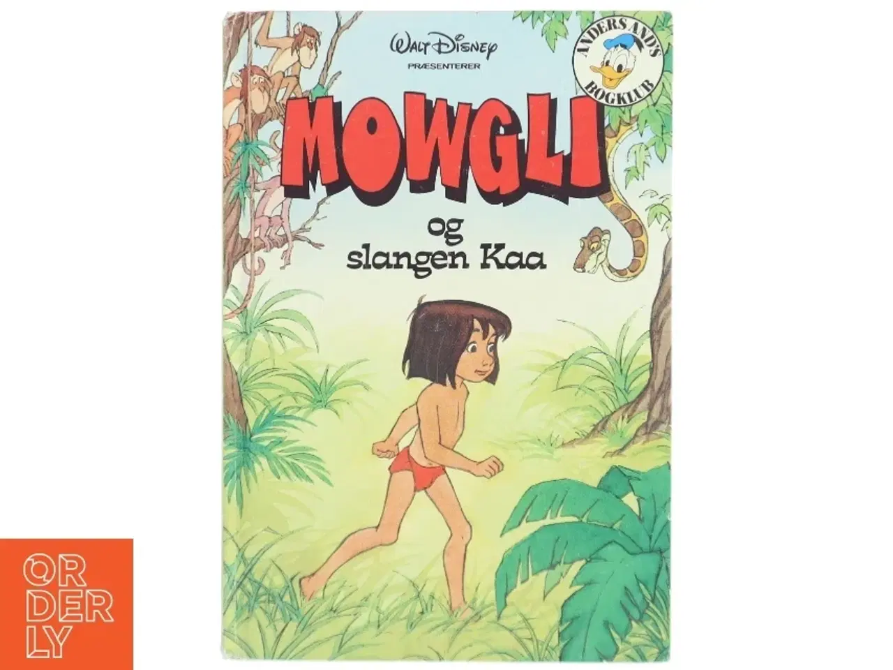 Billede 1 - Mowgli og slangen Kaa bog fra Walt Disney