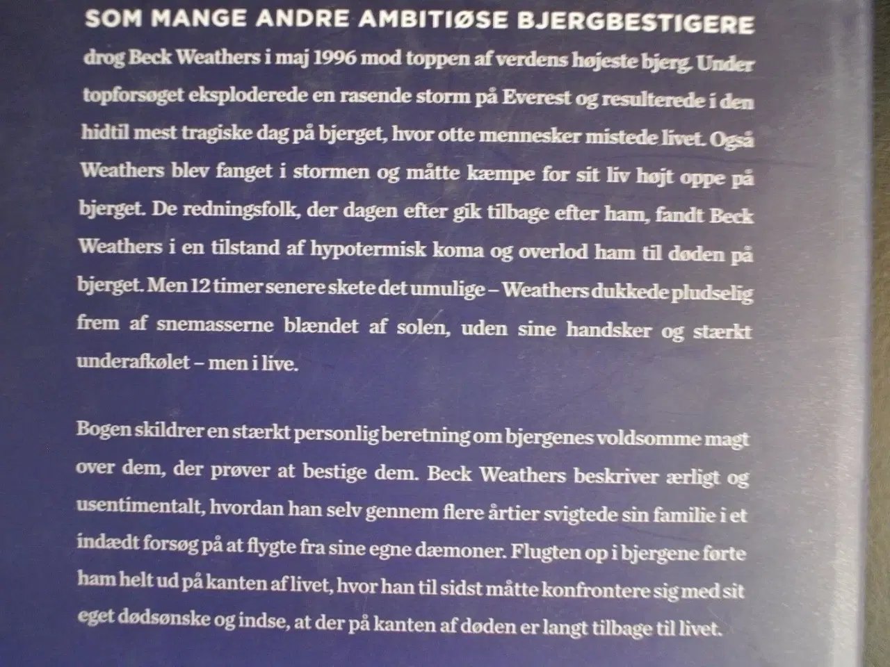 Billede 2 - overladt til døden - min rejse hjem fra everest, a