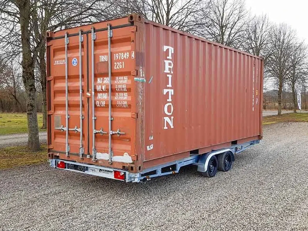 Billede 8 - Vlemmix containertrailer 20 fod 3500 kg - 3 aksler