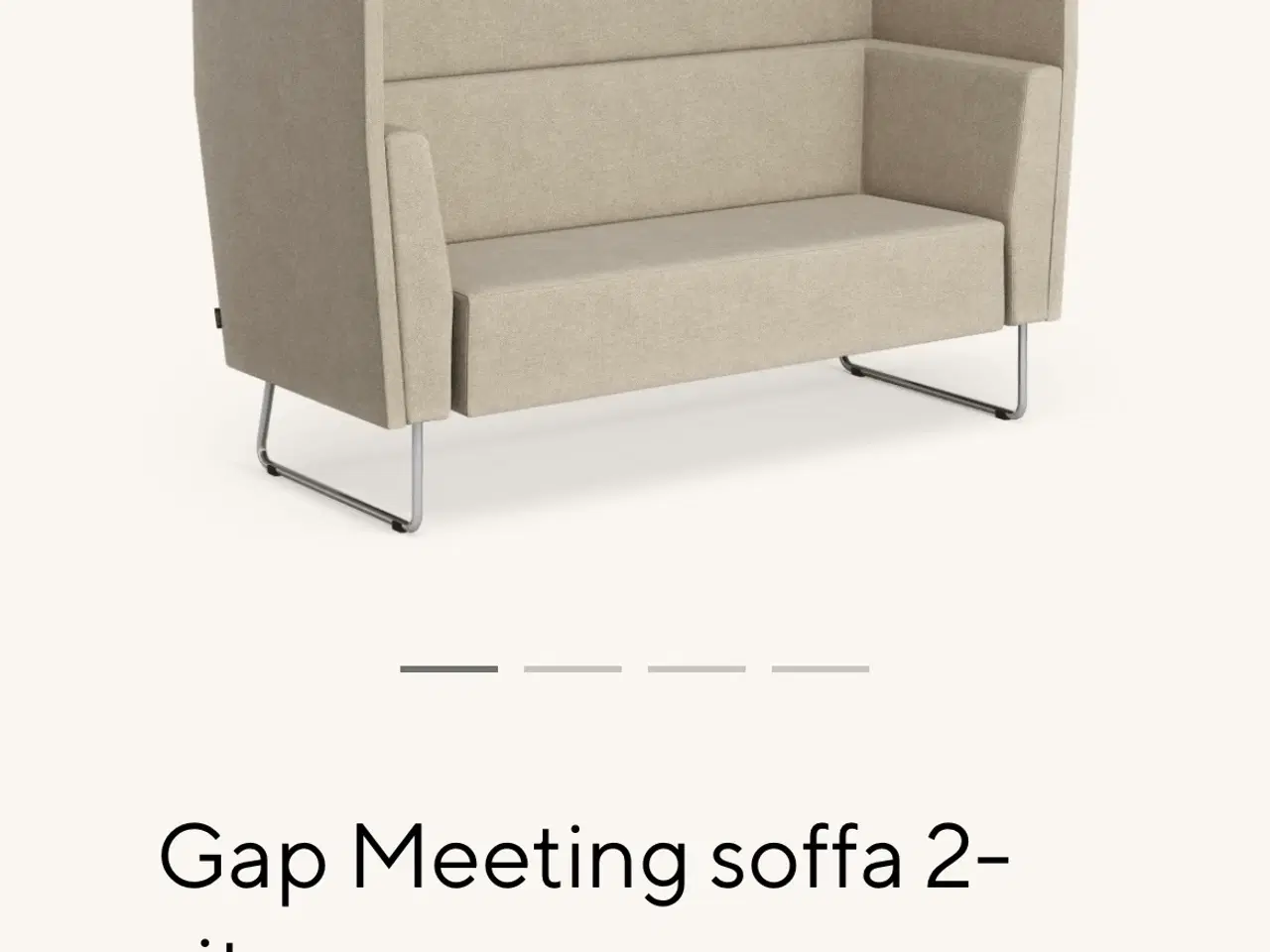 Billede 3 - GAP meeting sofa i grå