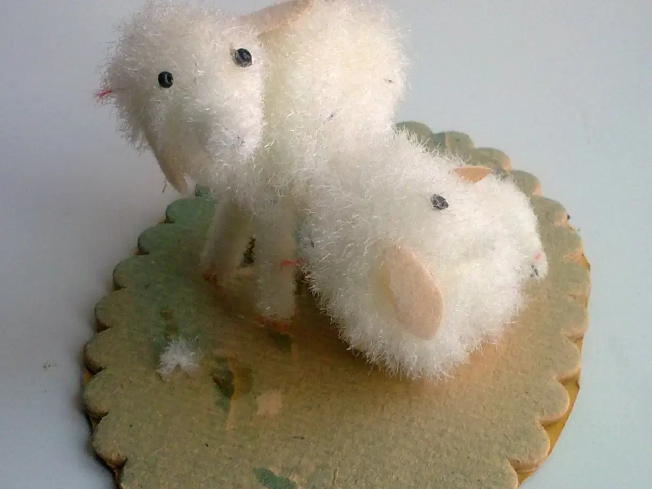 Billede 7 - RETRO påske figur m kyllinger og får og får ikke