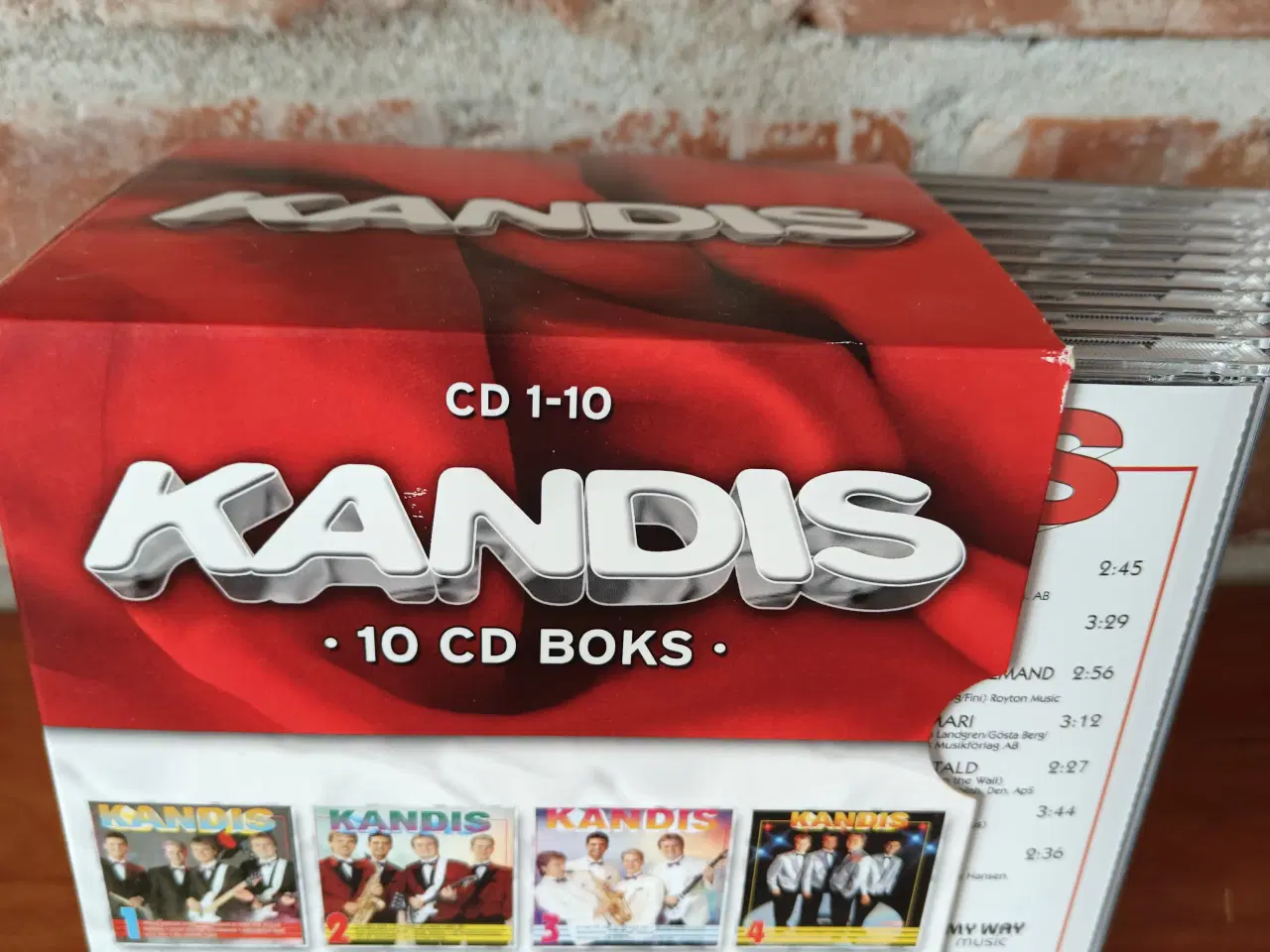 Billede 2 - Kandis CD-boks – 10 CD'er med de største hits