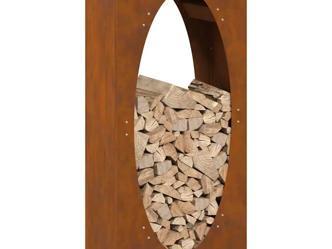 Billede 4 - Brændestativ 50x23x100 cm forvitringsstål