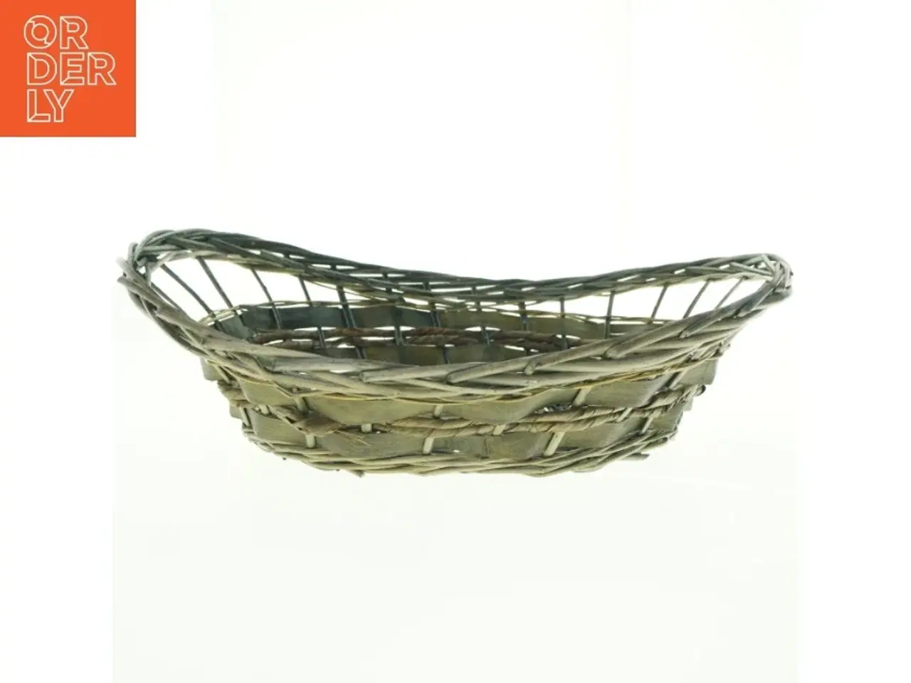 Billede 2 - Stor Flettet kurv (str. 52 x 37 cm)