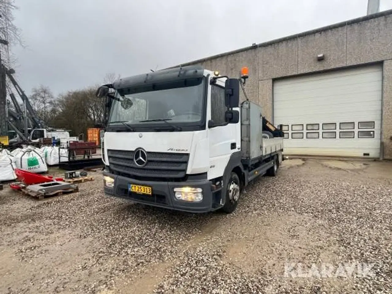 Billede 1 - Lastbil med lad og kran Mercedes - Benz Atego 918 