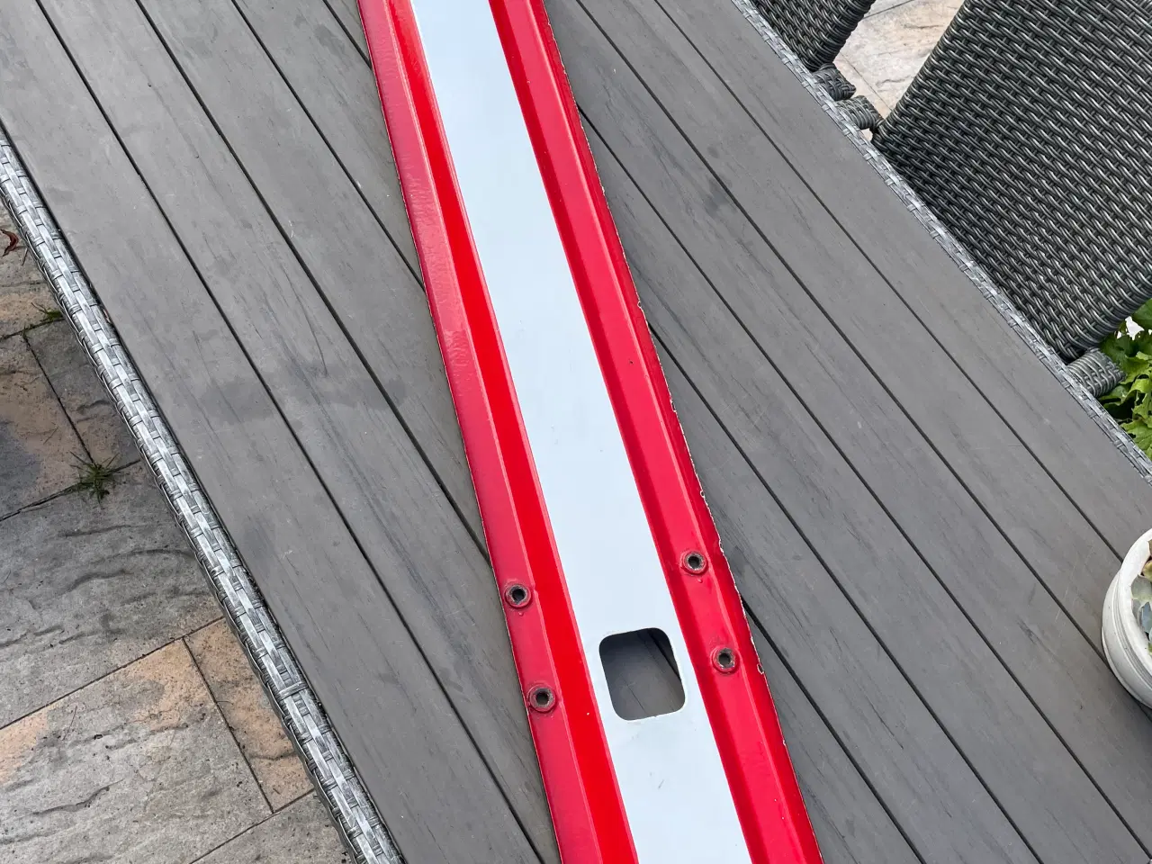 Billede 1 - Gl. nostalgisk emaljeret vingesignal