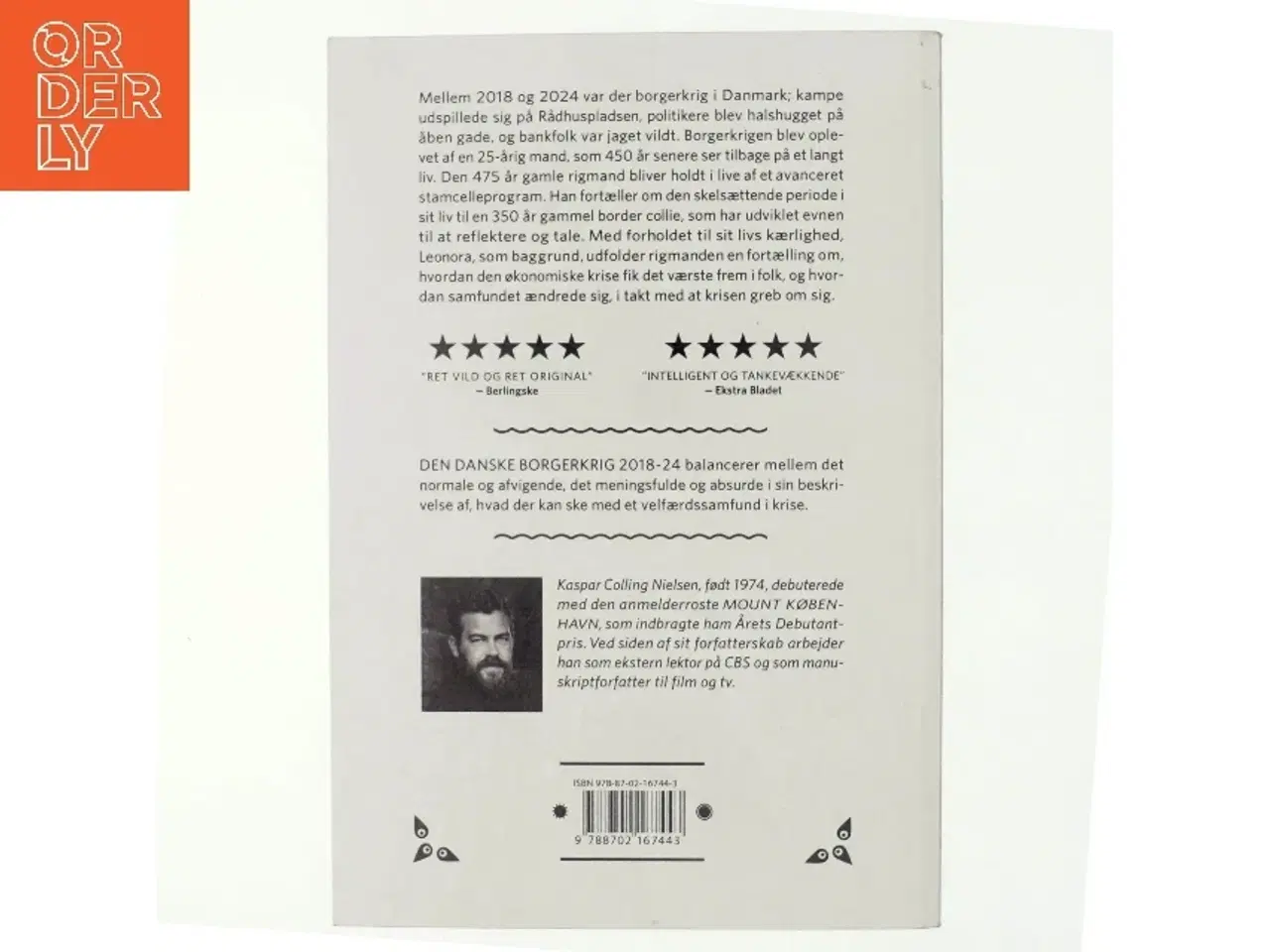 Billede 3 - Den danske borgerkrig 2018-24 : roman af Kaspar Colling Nielsen (f. 1974) (Bog)