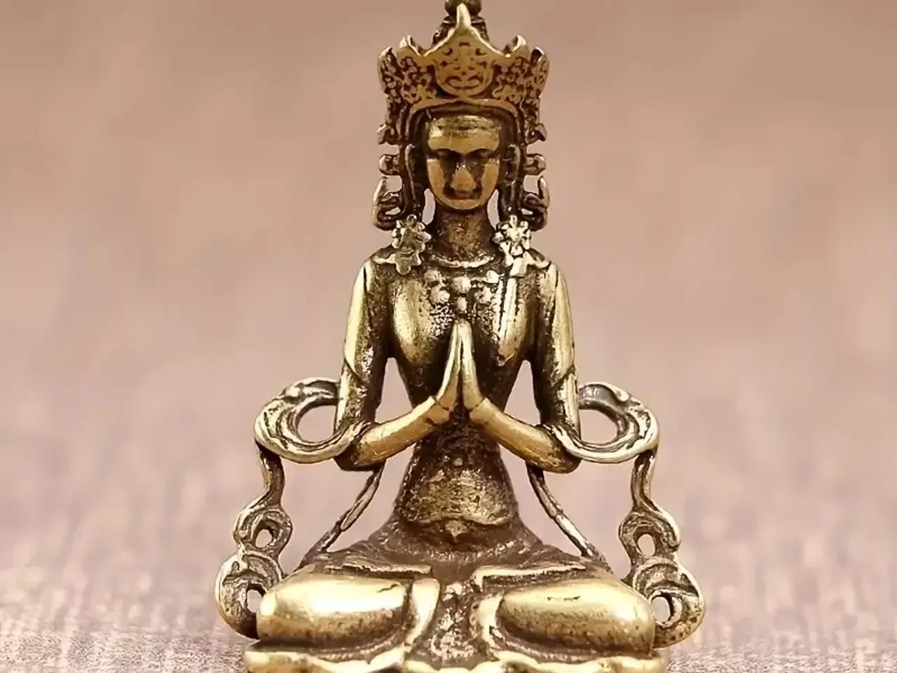 Billede 1 - * Buddhistisk Avalokitesvara Manjushri-figur - i m