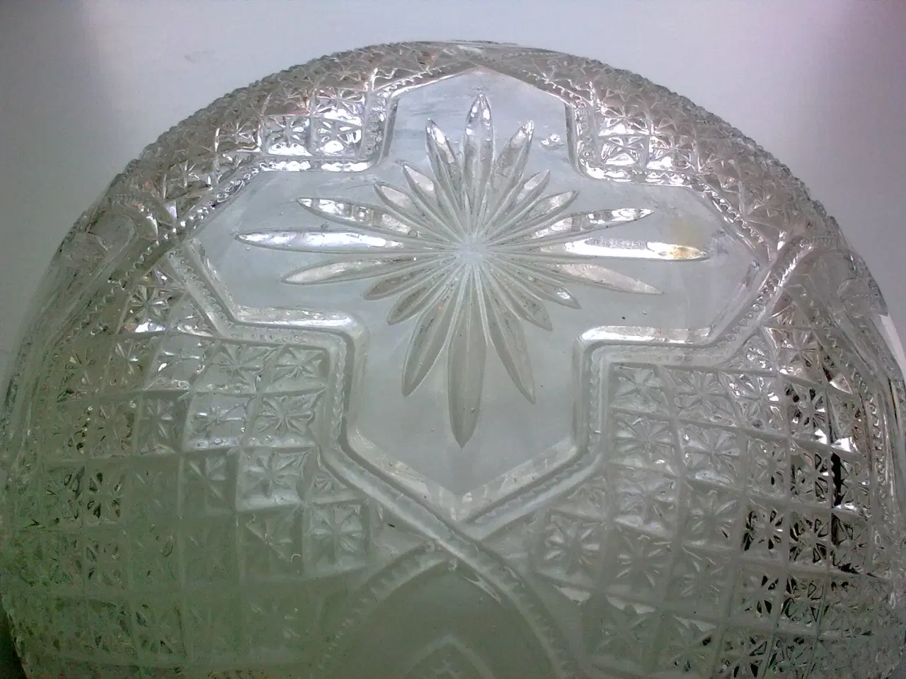 Billede 7 - 1924 glasskål antik Dansk glasværk