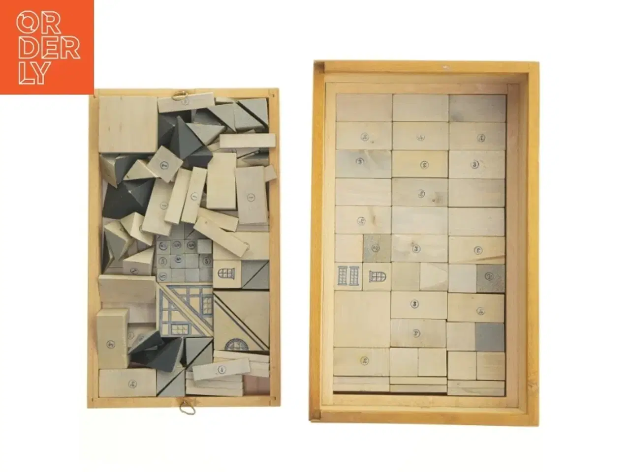 Billede 2 - Kunstbygmesteren Træ byggeklodser sæt(str. 27x23 cm)