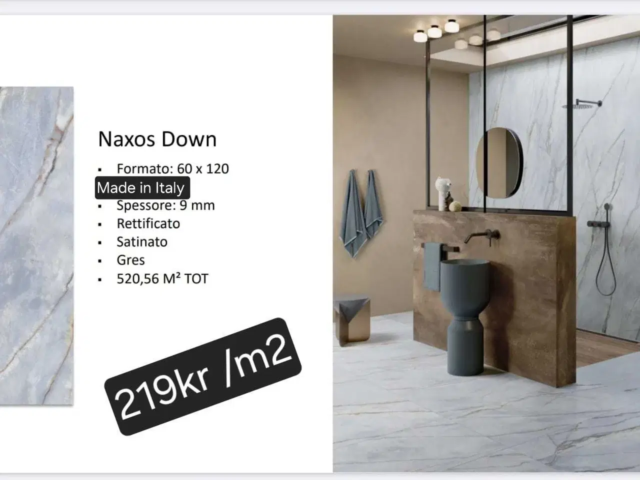 Billede 1 - Fliser/ klinker fra Italien 