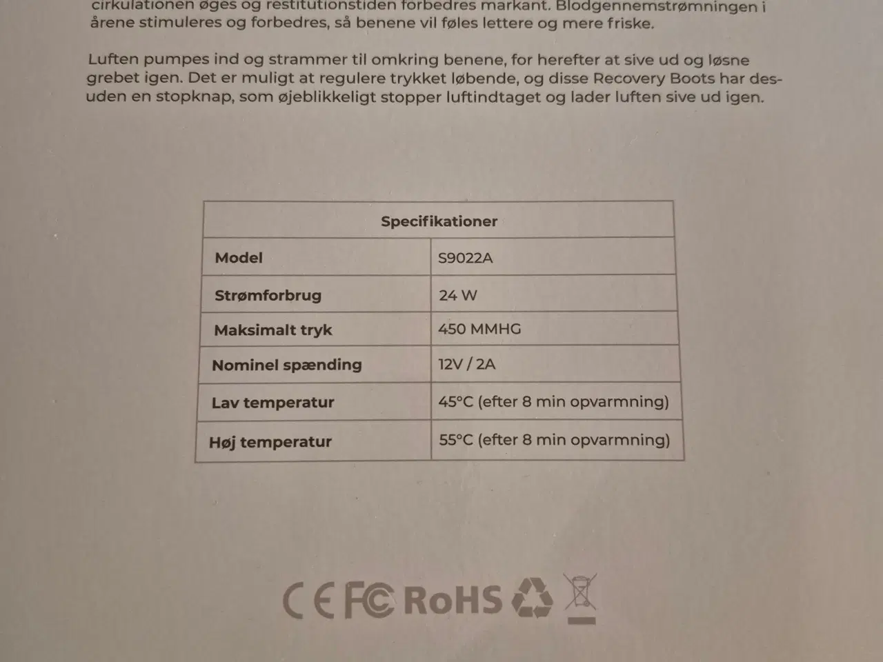 Billede 4 - Recovery boots til lægge/underben