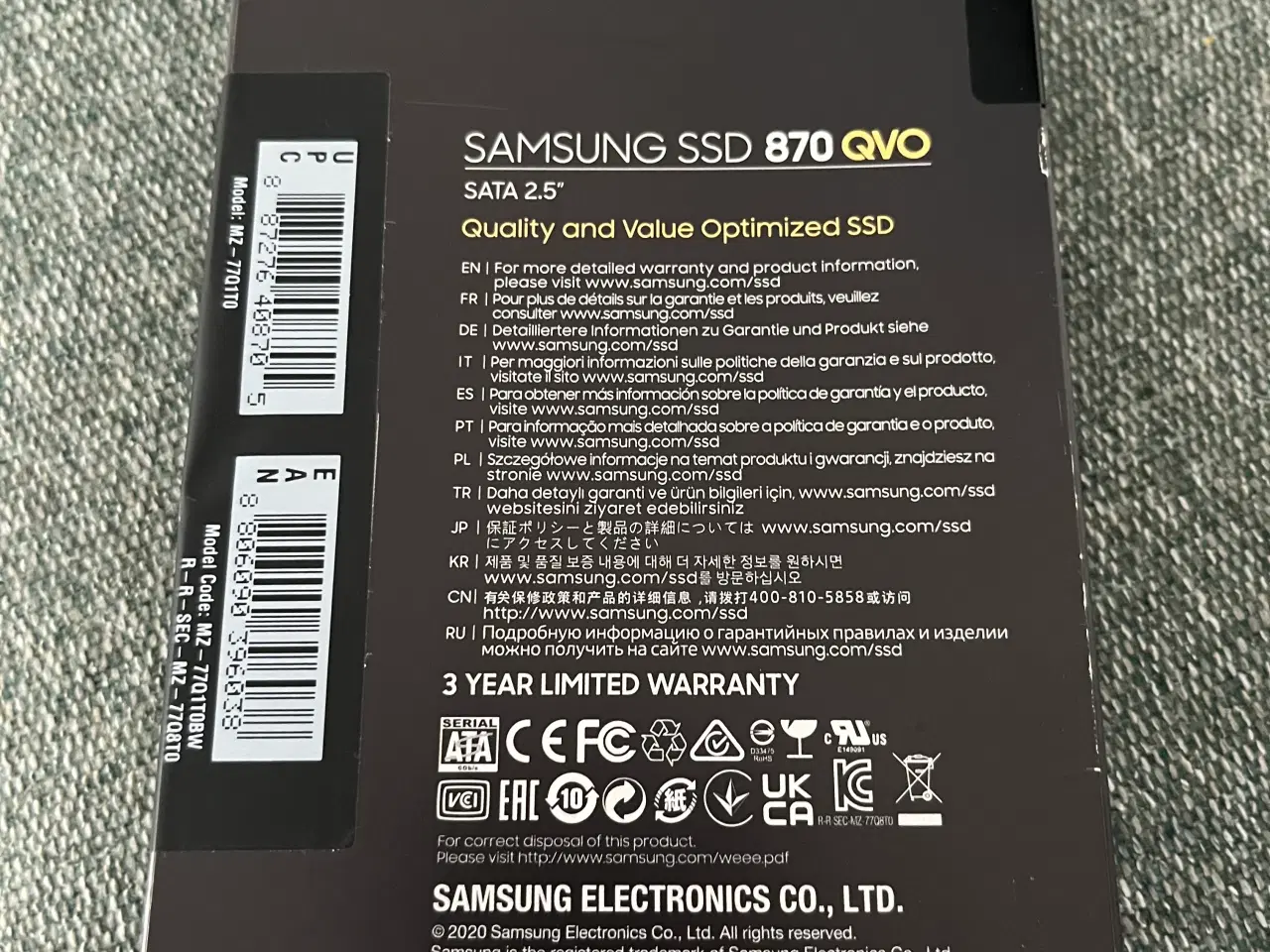 Billede 2 - Samsung 1 TB ssd